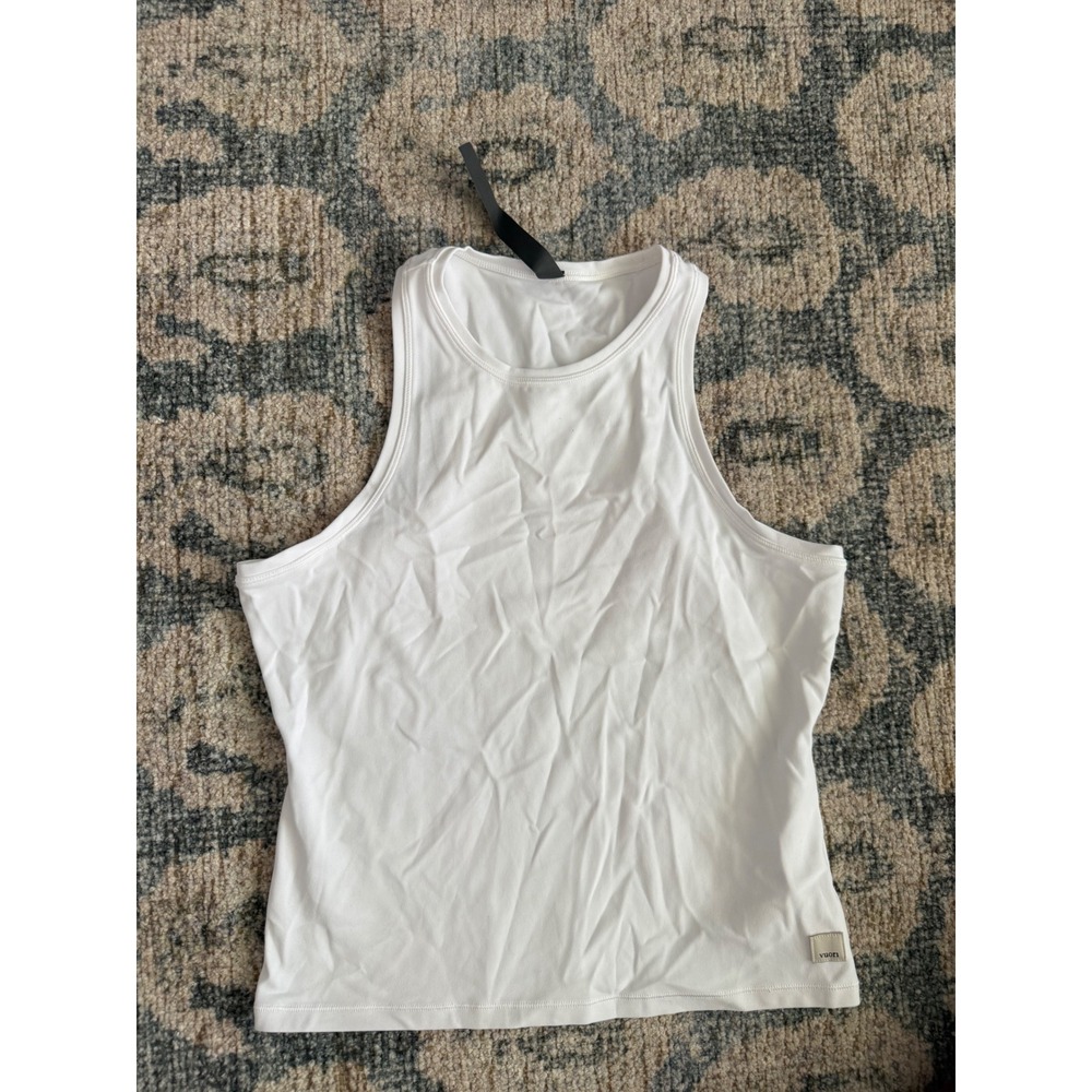 Vuori AllTheFeels™ Crew Tank White Size Small Pristine Condition Never Worn